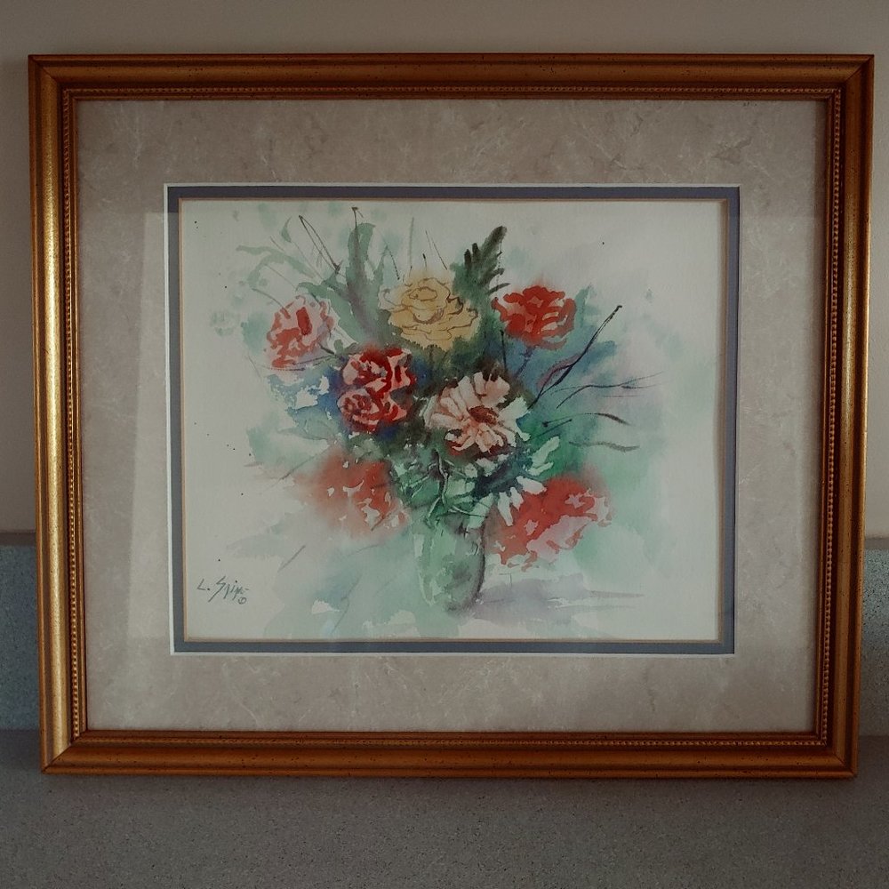 Framed Original Watercolor